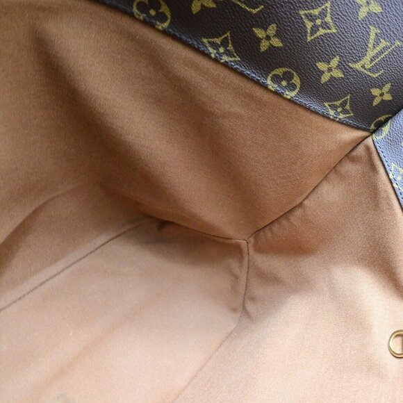 LOUIS VUITTON Sac Shopping Shoulder Tote Bag Monogram Leather - Picture 11 of 15